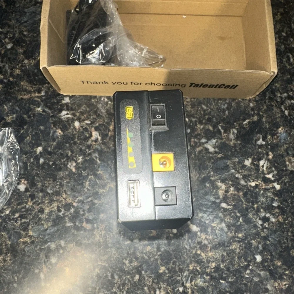 TalentCell 12V Lithium ion Battery YB1208300-USB Rechargeable 11.1V/9Ah 99.9Wh